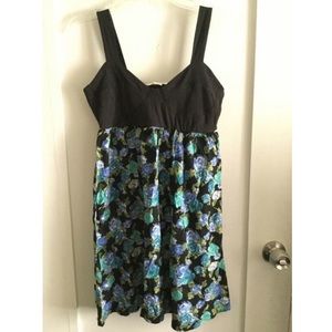 Derek Heart Flower Mini Dress